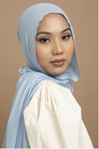 Ashley Blue Modal Twill Hijab