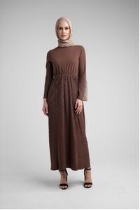 Chocolate Basic Hijabi Dress
