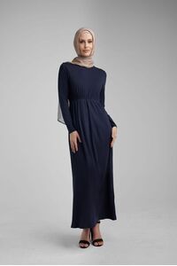 Midnight Basic Hijabi Dress