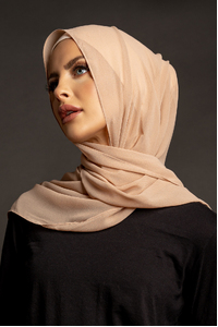 Mahogany Rose Plain Hijab