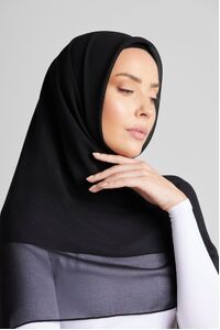 Black Square Hijab