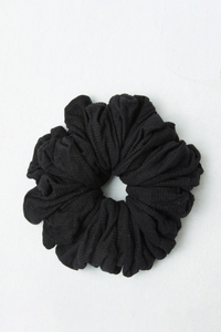 Black Bamboo Scrunchie