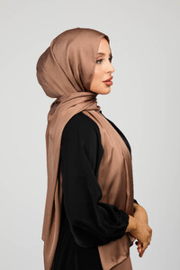 Honey Brown Luxurious Silk Hijab