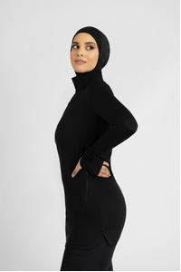 1/2 Zip Training Modest Top