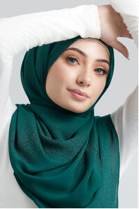 Forest Green Plain Hijab