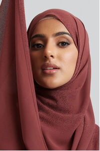 Brick Plain Hijab