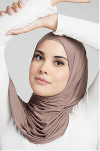 Mocha Luxe Jersey Hijab