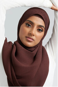 Java Plain Pleated Hijab