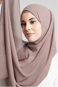 Mocha Instant Hijab