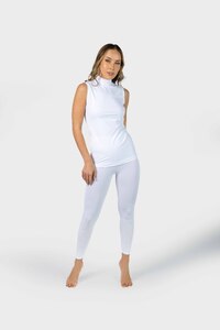 White Luxe Sleeveless Basic