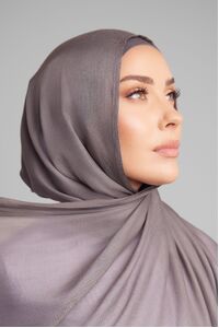 Charcoal Bamboo Twill Hijab