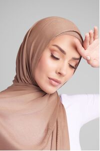 Sand Bamboo Twill Hijab