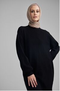 Black Basic Knit Top