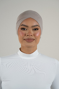 Nude Criss-Cross Cap