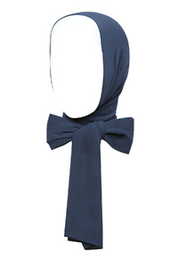 Navy Plain Hijab