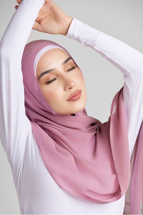 Plush Plain Hijab [Size: Shawl - 60cm x 170cm]