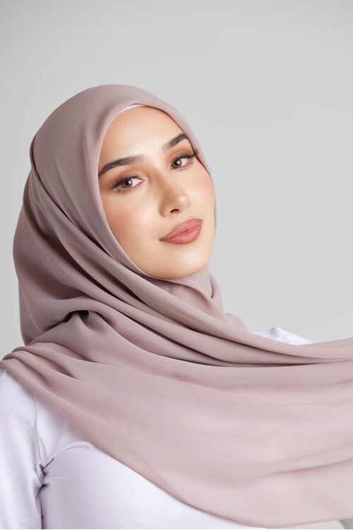 Woodrose Square Hijab [Size: Square - 120cm x 120cm]