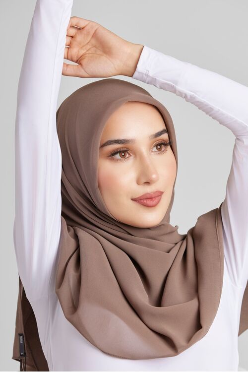 Fossil Square Hijab [Size: Square - 120cm x 120cm]