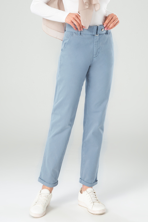 Grey Belted Trousers [Size: 6]