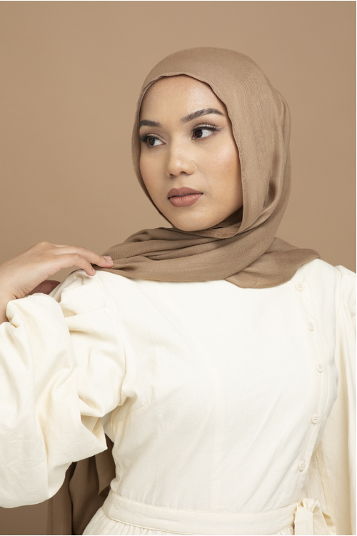 Downtown Modal Twill Hijab [size: Shawl - 70cm x 180cm]