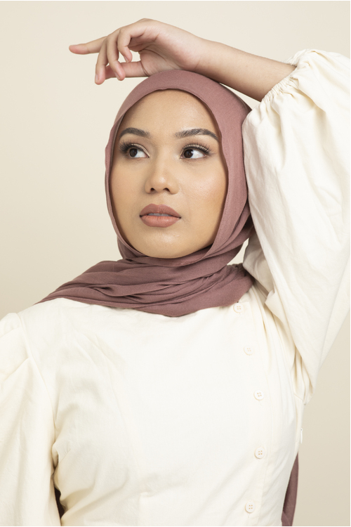 Sable Modal Hijab [size: Shawl - 70cm x 180cm]