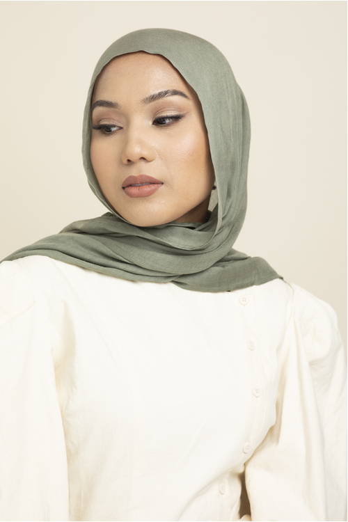 Loden Modal Hijab [size: Shawl - 70cm x 180cm]