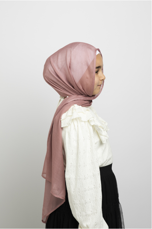 Ash Rose Kids Modal Hijab [size: Shawl - 50cm x 165cm ]