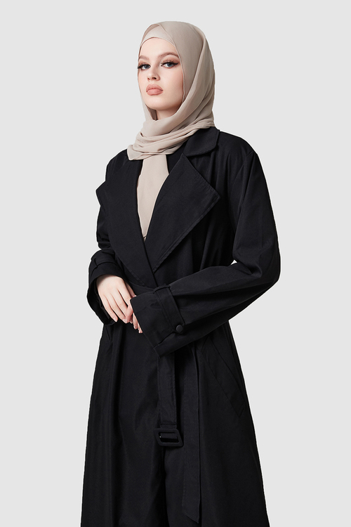 Black Long Coat [size: 6]