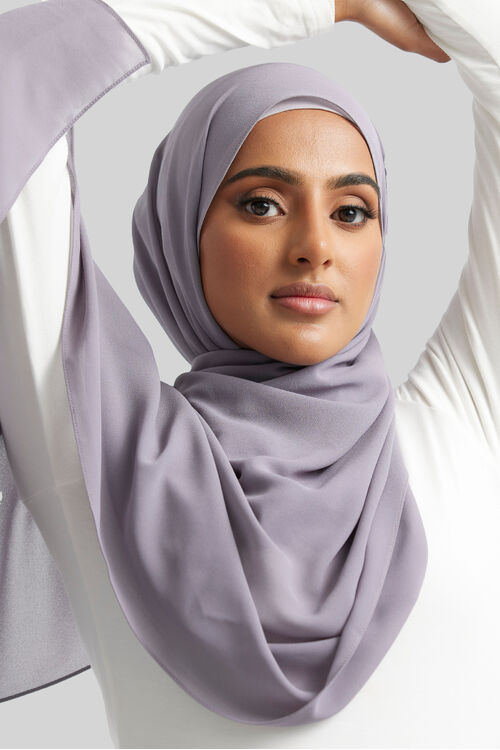 Cloud Plain Hijab [size: Shawl - 60cm x 170cm]