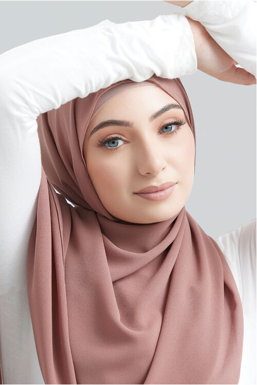 Sienna Plain Hijab [size: Shawl - 60cm x 170cm]