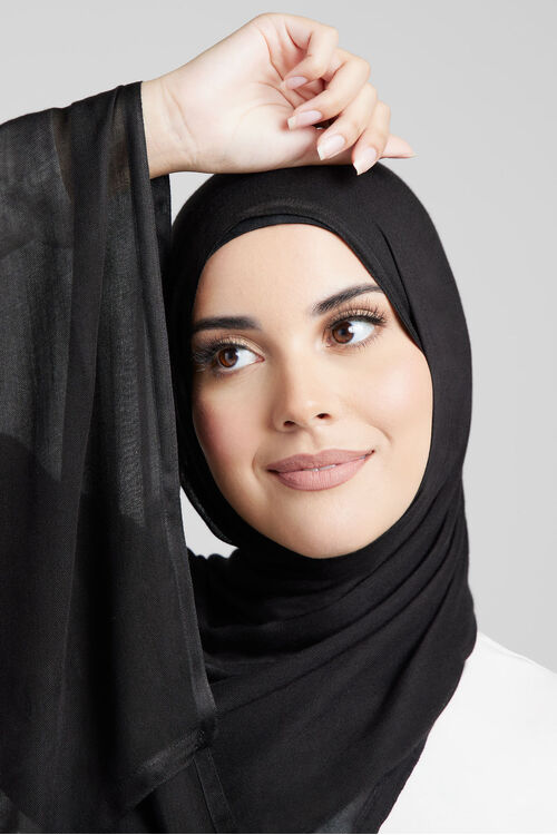 Black Premium Modal Hijab