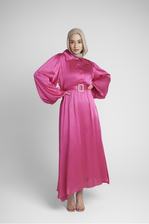 Pink Buckle Dress [size: 6]