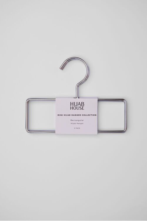 Silver Rectangular Hijab Hanger