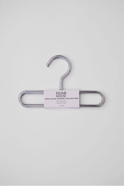 Silver Cylindrical Hijab Hanger