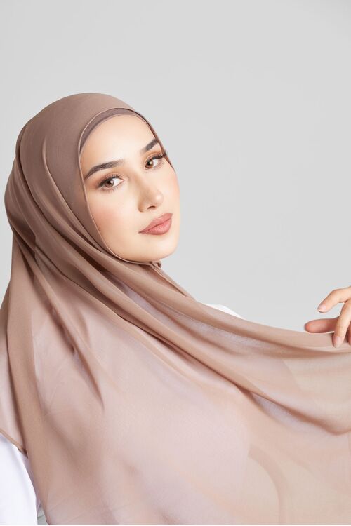 Tuscany Plain Hijab [Size: Shawl - 60cm x 170cm]