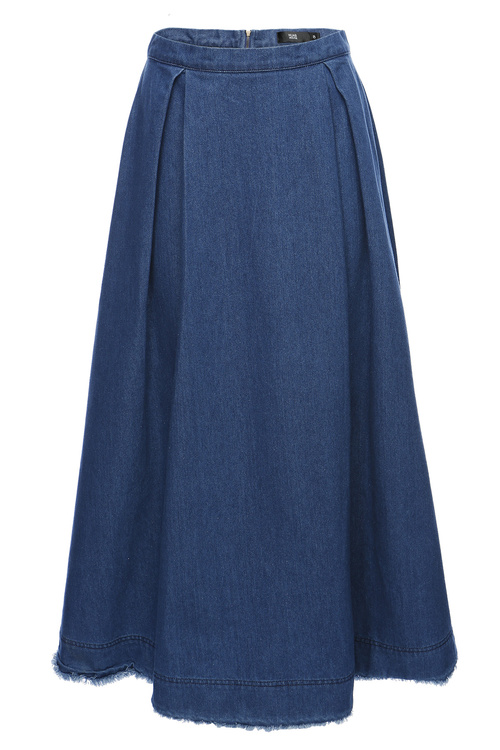 Stella Denim Maxi Skirt [Size: 10]