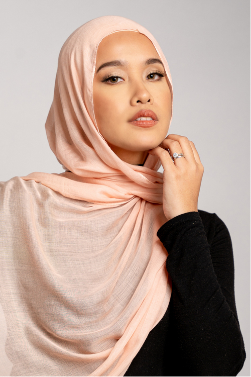 Peach Modal Hijab
